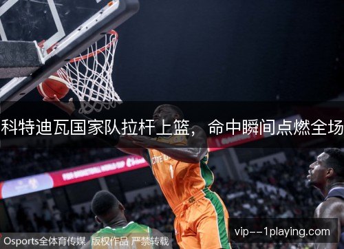 科特迪瓦国家队拉杆上篮，命中瞬间点燃全场